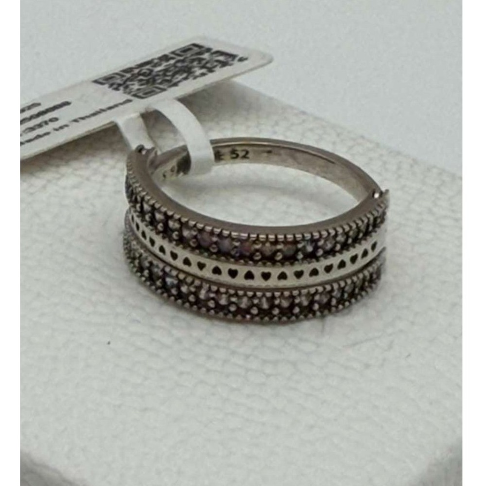 Authentic‎ Pandora multi-band ring in sterling silver (S925 ALE).